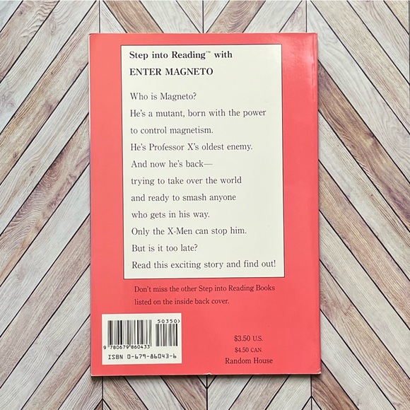 1994 Marvel Comics Step Into Reading X-Men Enter Magneto Step 3 Book Children’s - Picture 2 of 2